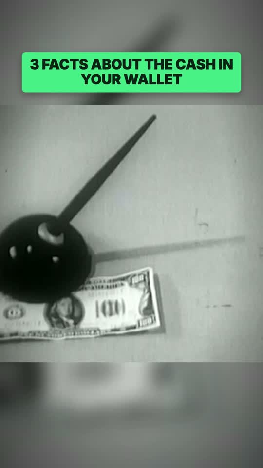 Title card of the money facts sample: 3 facts about the cash in your wallet